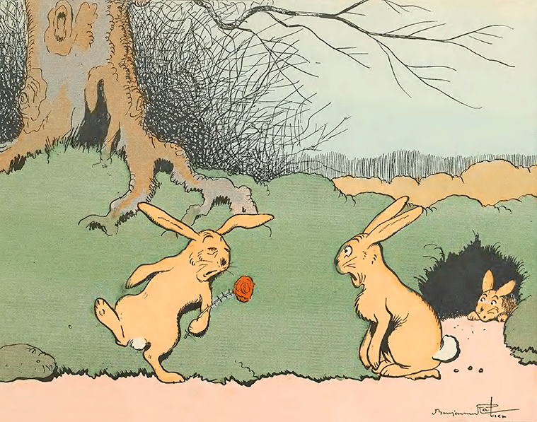 Illustration pour Chantecler de Benjamin Rabier