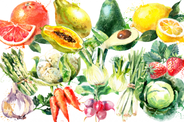 fruits et légumes d'avril